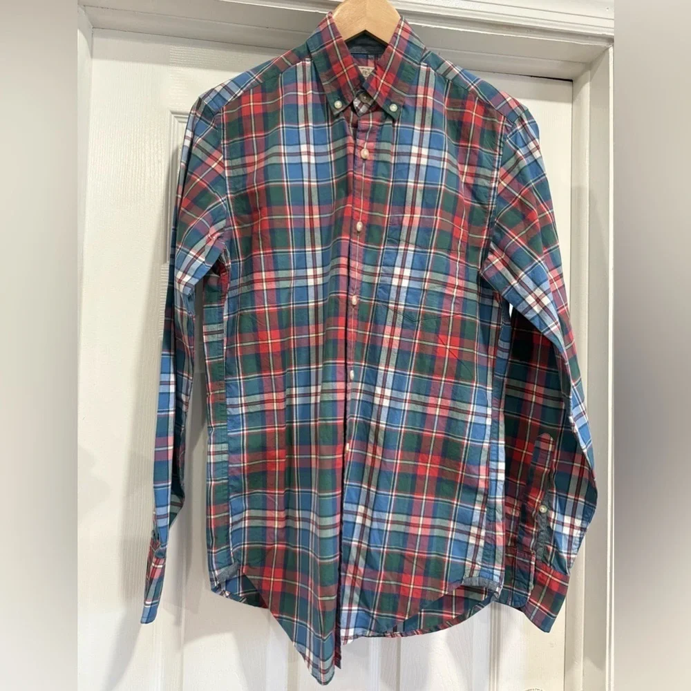 J. Crew Multicolor Plaid Casual Shirt